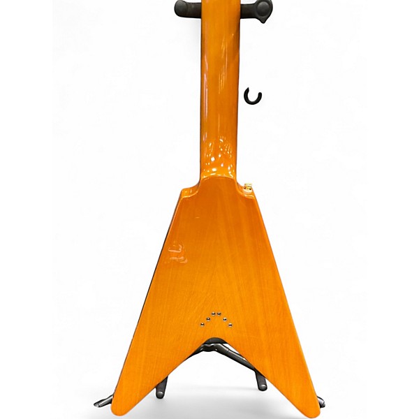 Used Epiphone Korina Flying V Mahogany Electric Bass Guitar