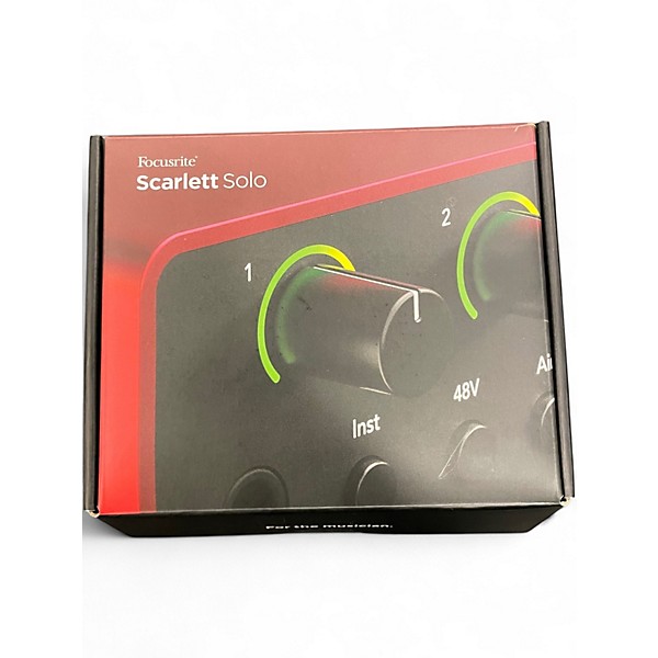 Used Focusrite Scarlett Solo Audio Interface