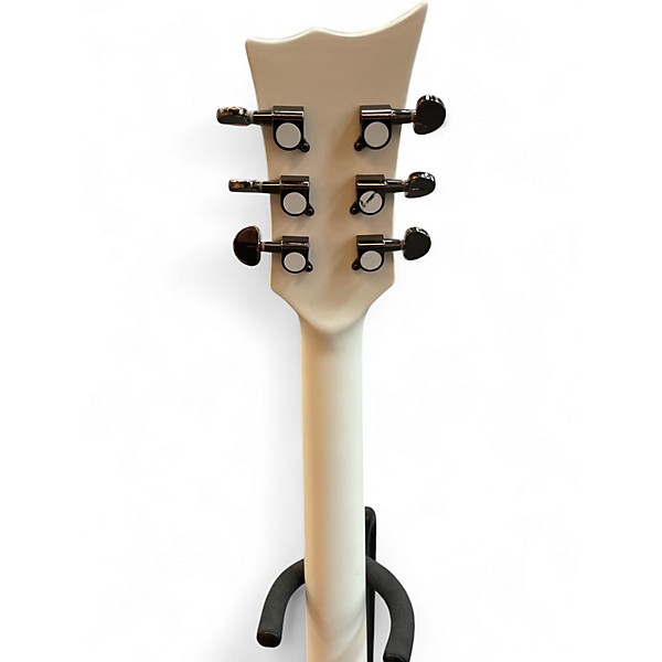 Used Harley Benton L-1000 WHITE Solid Body Electric Guitar