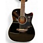 Used Yamaha FGCTA Black Acoustic Electric Guitar