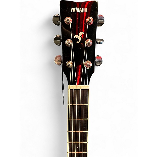 Used Yamaha FGCTA Black Acoustic Electric Guitar