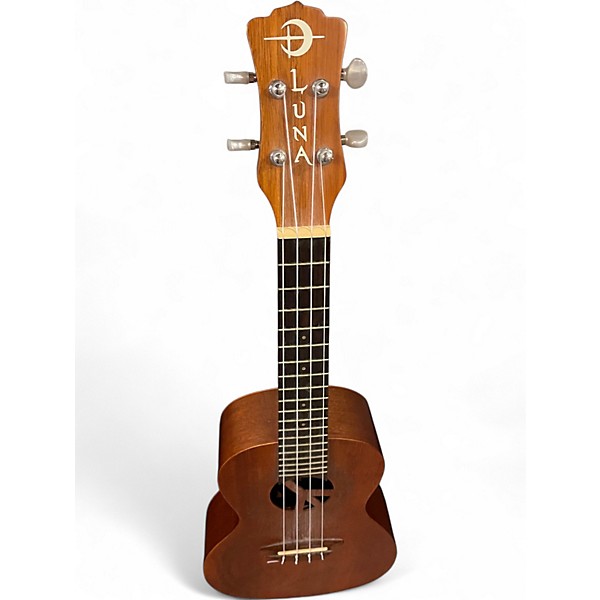 Used Luna Maluhia Peace Mahogany Ukulele