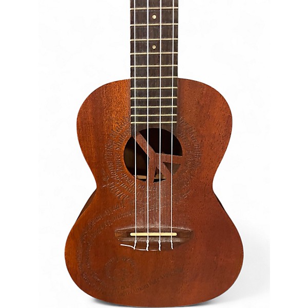 Used Luna Maluhia Peace Mahogany Ukulele