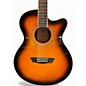 Used Washburn EA15ATB 2 Color Sunburst Acoustic Electric Guitar
