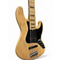 Used Fender American Deluxe Jazz Bass V 5 String Natural Electric Bass Guitar