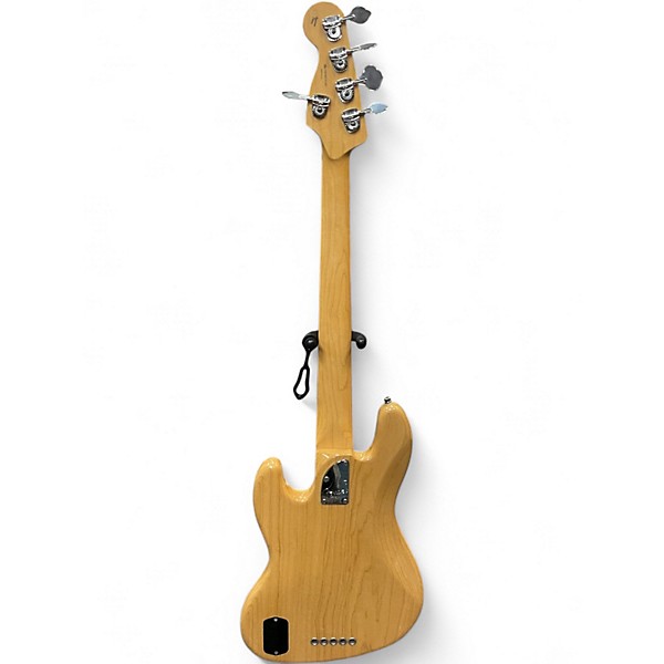 Used Fender American Deluxe Jazz Bass V 5 String Natural Electric Bass Guitar
