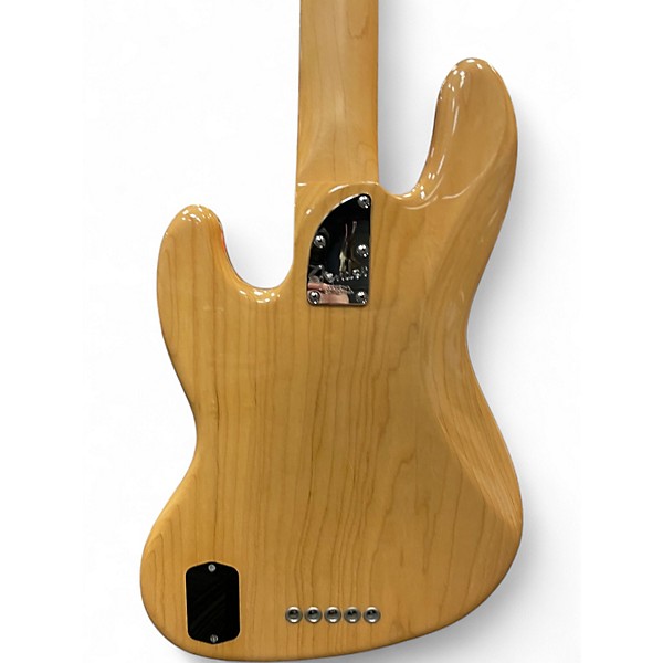 Used Fender American Deluxe Jazz Bass V 5 String Natural Electric Bass Guitar