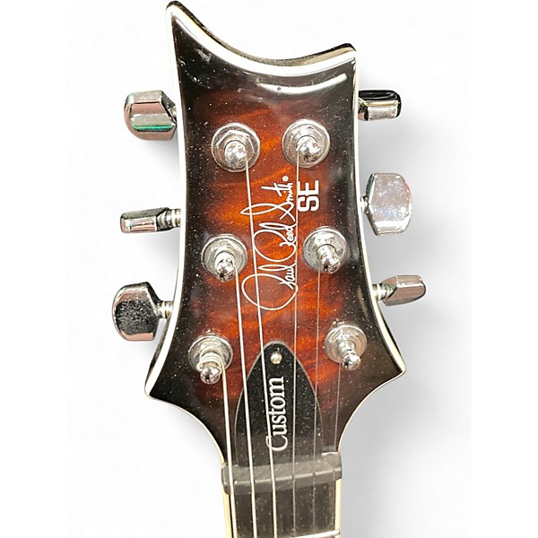 Used PRS SE CUSTOM 24 QUILT Tobacco Burst Solid Body Electric Guitar