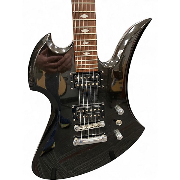 Used B.C. Rich MOCKING BIRD Black Solid Body Electric Guitar
