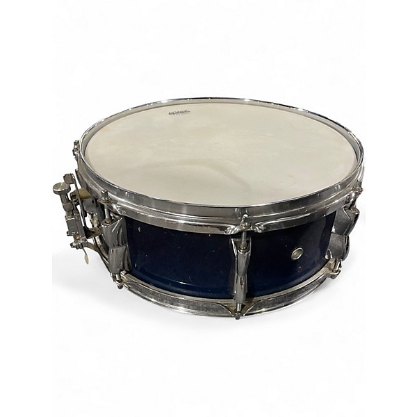 Used Yamaha 14in Wood Shell Blue Drum