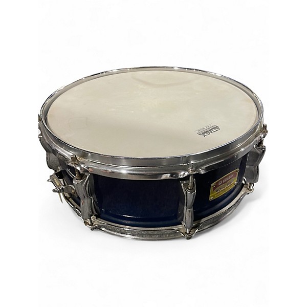 Used Yamaha 14in Wood Shell Blue Drum