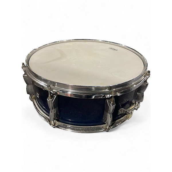 Used Yamaha 14in Wood Shell Blue Drum
