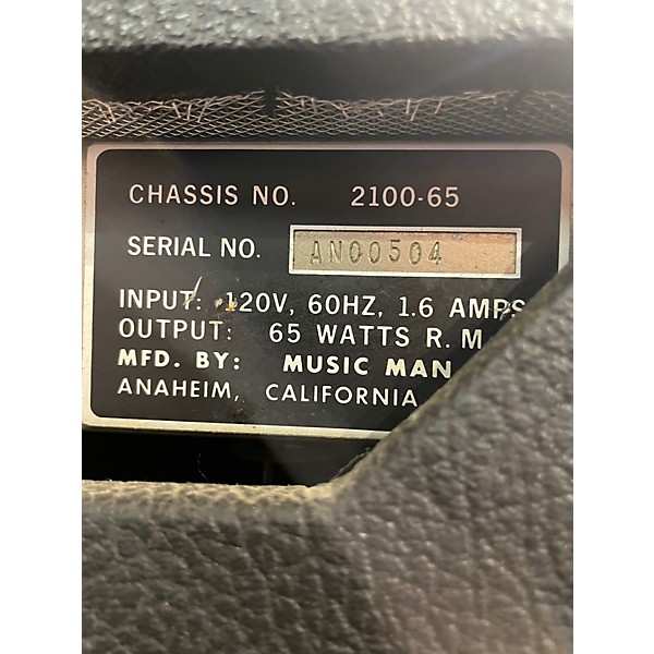 Vintage 1975 Music Man HD Sixty-Five Tube Guitar Amp Head