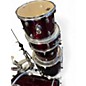 Used CB Percussion 5 Piece sp series red Drum Kit
