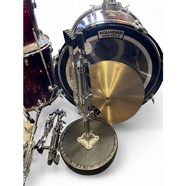 Used CB Percussion 5 Piece sp series red Drum Kit