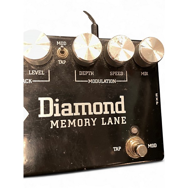 Used DIAMOND PEDALS MEMORY LANE V1 BLACK Effect Pedal