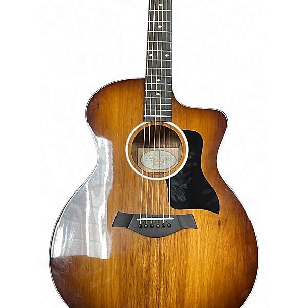Used Taylor 224CEKDLX 2 Color Sunburst Acoustic Electric Guitar