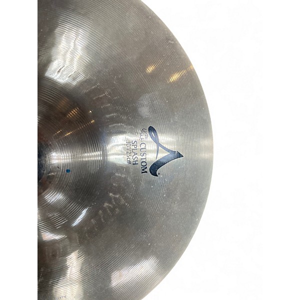 Used Zildjian 10in A Custom Splash Cymbal