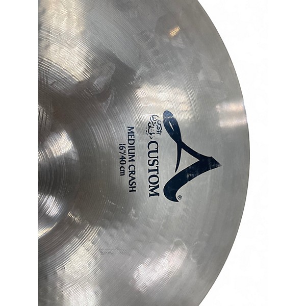 Used Zildjian 16in A Custom Crash Cymbal