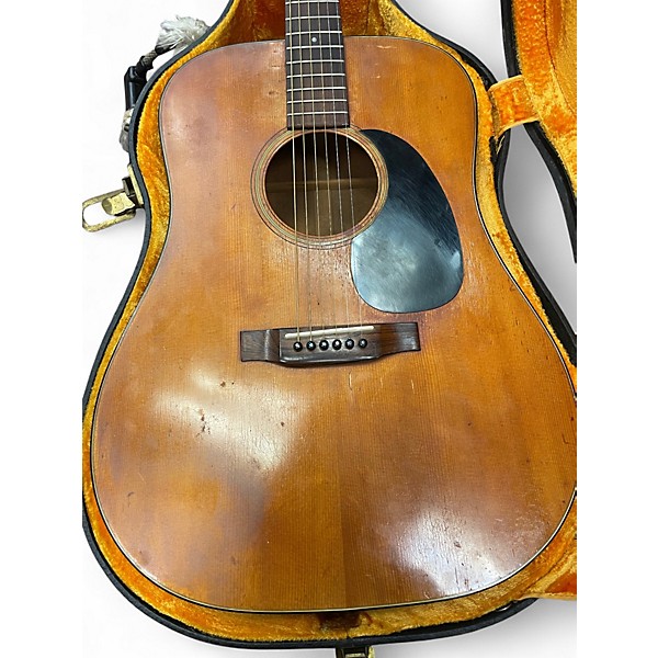 Vintage 1969 Martin D18 Natural Acoustic Guitar