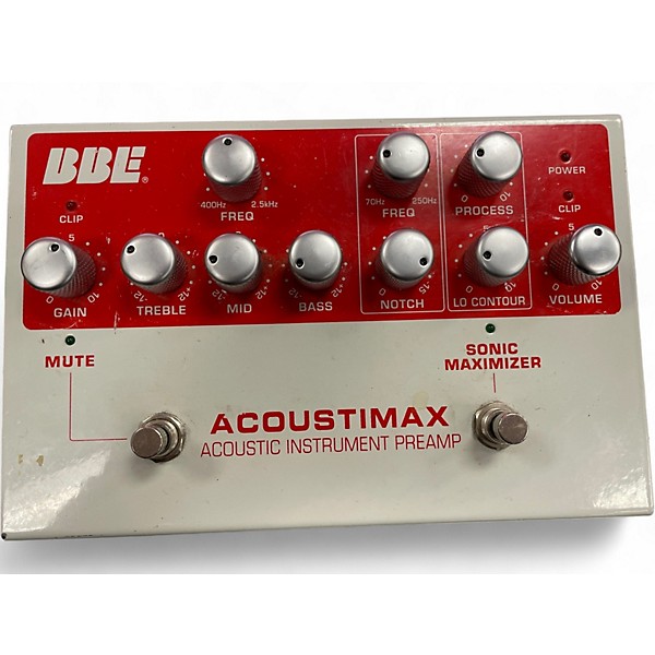 Used BBE Acoustimax Sonic Maximizer/Preamp Pedal Guitar Preamp