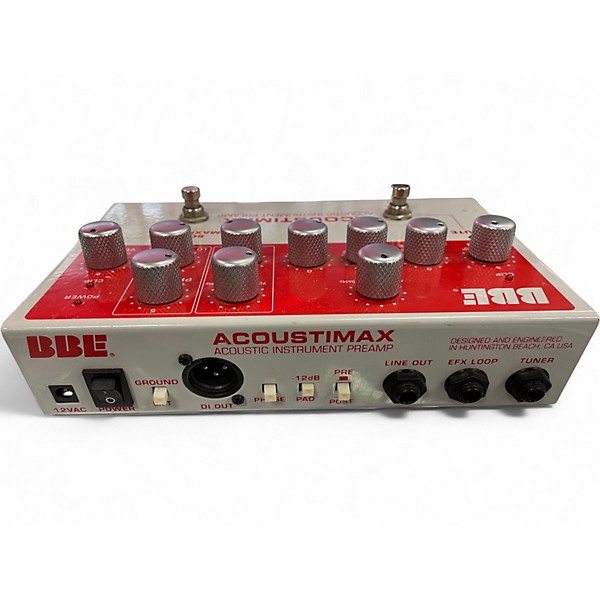 Used BBE Acoustimax Sonic Maximizer/Preamp Pedal Guitar Preamp