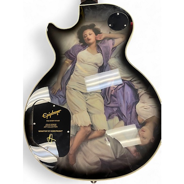 Used Epiphone LES PAUL CUSTOM ADAM JONES ART COLLECTION "SENSATION" KORIN FAUGHT Solid Body Electric Guitar