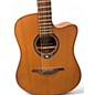 Used Lag Guitars Tramontane THV10DCE Natural Acoustic Electric Guitar