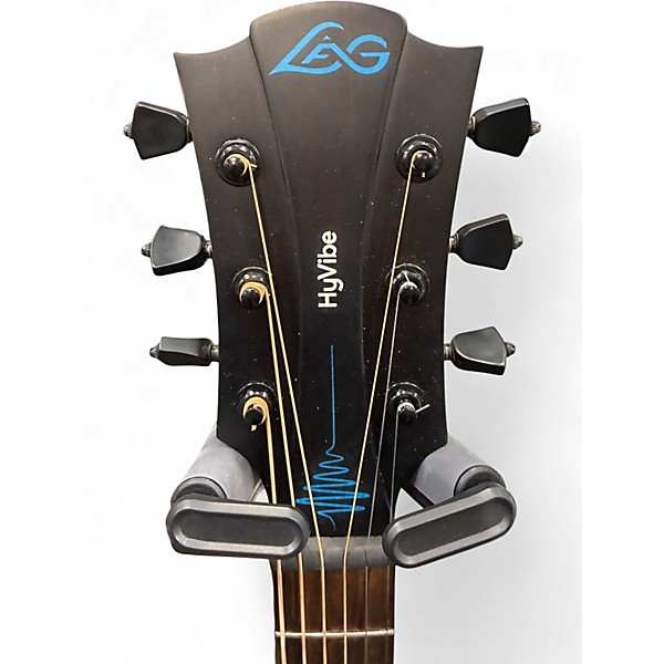 Used Lag Guitars Tramontane THV10DCE Natural Acoustic Electric Guitar