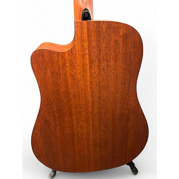 Used Lag Guitars Tramontane THV10DCE Natural Acoustic Electric Guitar