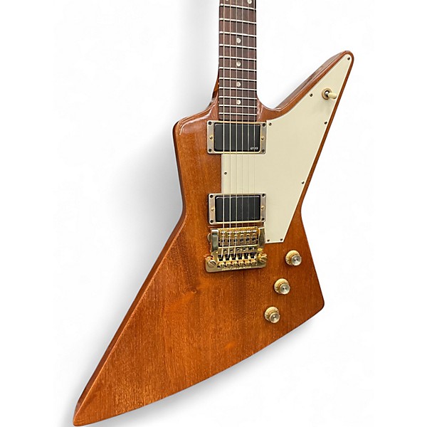 Used Gibson EXPLORER 1976 REISSUE Natural Solid Body Electric Guitar