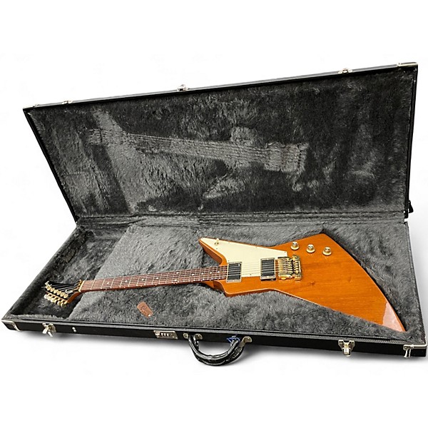 Used Gibson EXPLORER 1976 REISSUE Natural Solid Body Electric Guitar