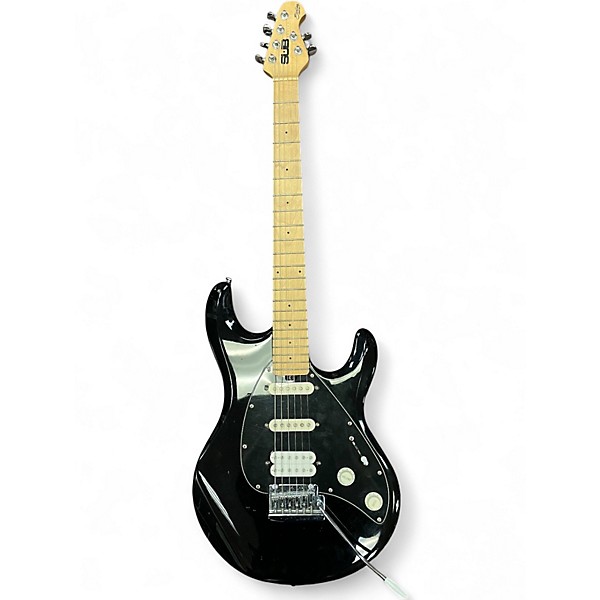 Used Ernie Ball Music Man SUB SERIES CUTLASS HSS GUITAR Black Solid Body Electric Guitar