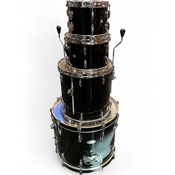 Used Pearl 4 Piece PROFESSIONAL MAPLE Black Drum Kit
