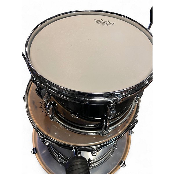 Used Pearl 4 Piece PROFESSIONAL MAPLE Black Drum Kit