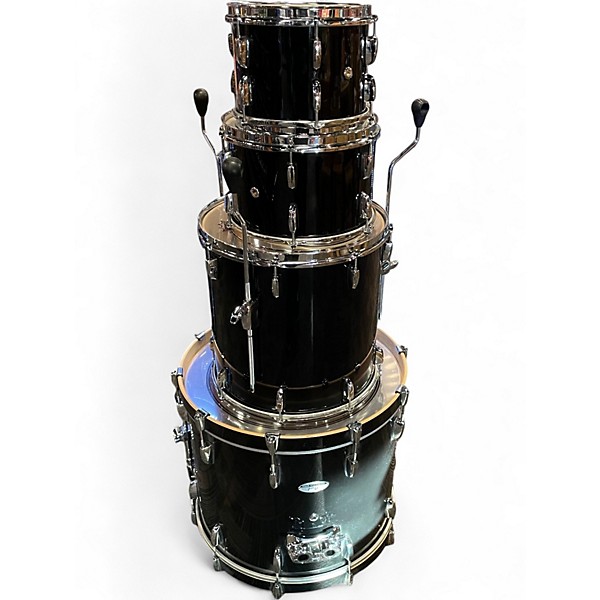 Used Pearl 4 Piece PROFESSIONAL MAPLE Black Drum Kit