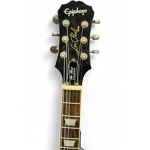 Used Epiphone Les Paul Standard Black Solid Body Electric Guitar