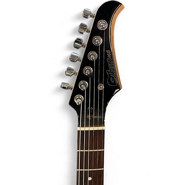 Used Silvertone ss11 Blue Solid Body Electric Guitar