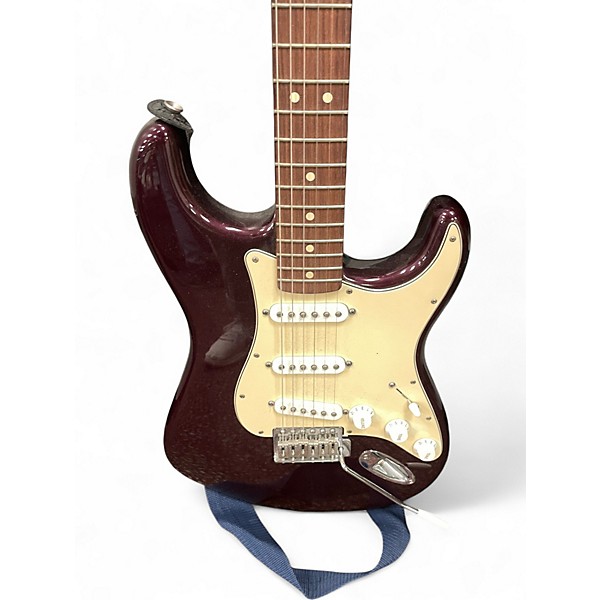 Used 2012 Fender Standard Stratocaster midnight wine Solid Body Electric Guitar