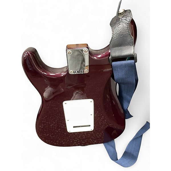 Used 2012 Fender Standard Stratocaster midnight wine Solid Body Electric Guitar