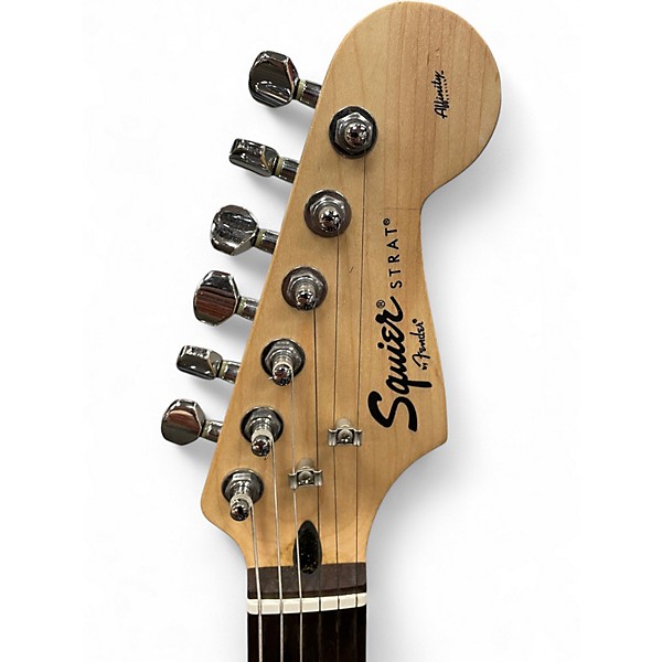 Used Squier Affinity Stratocaster Black Solid Body Electric Guitar