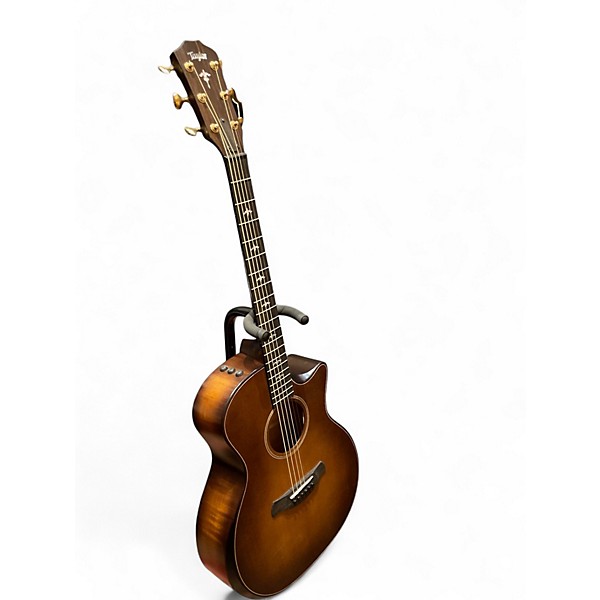 Used Taylor 614 Builders Edition 2 Color Sunburst Acoustic Electric Guitar