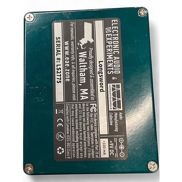 Used Electronic Audio Experiments LONGSWORD Effect Pedal