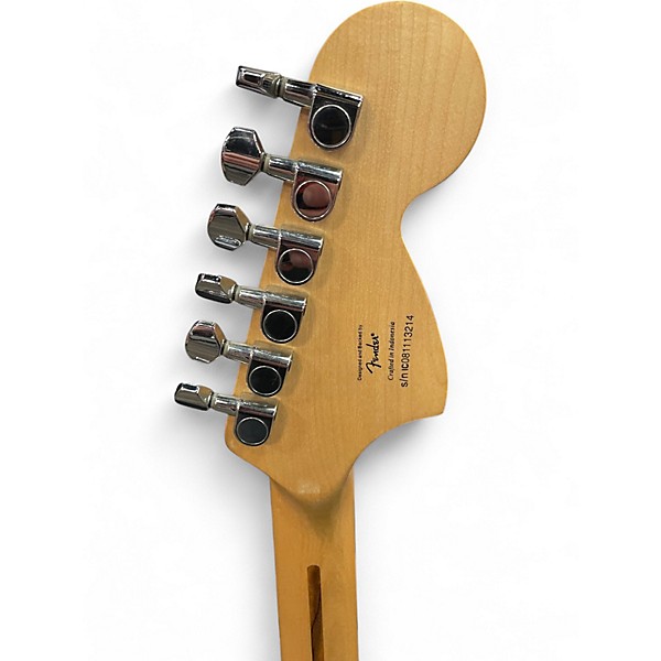 Used Squier Standard Stratocaster Left Handed sunburst Electric Guitar