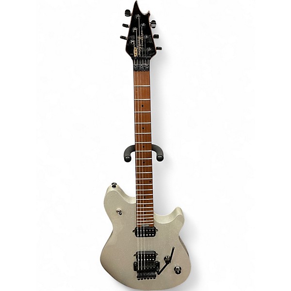 Used EVH Wolfgang Standard Silver Sparkle Solid Body Electric Guitar