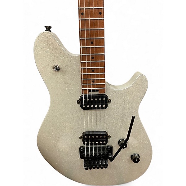 Used EVH Wolfgang Standard Silver Sparkle Solid Body Electric Guitar
