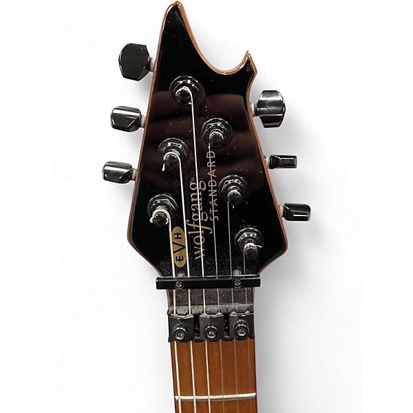 Used EVH Wolfgang Standard Silver Sparkle Solid Body Electric Guitar