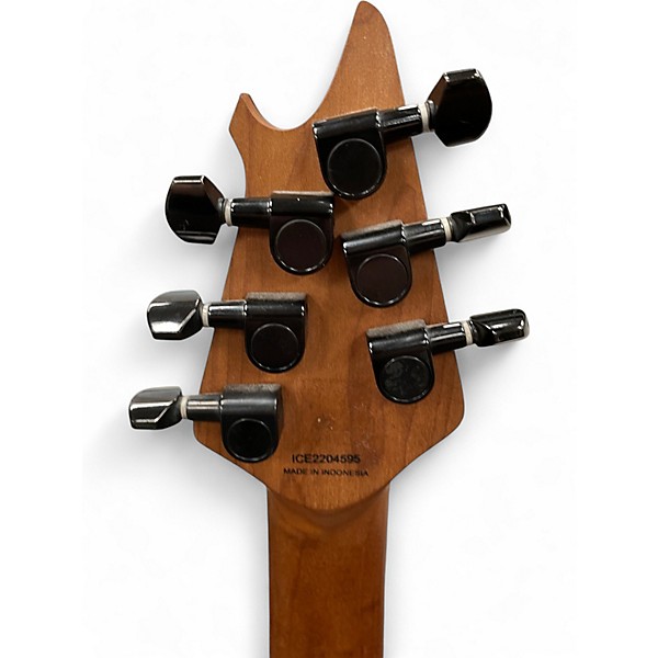 Used EVH Wolfgang Standard Silver Sparkle Solid Body Electric Guitar