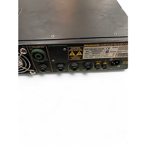 Used Markbass Little Mark Tube 800 Tube Bass Amp Head