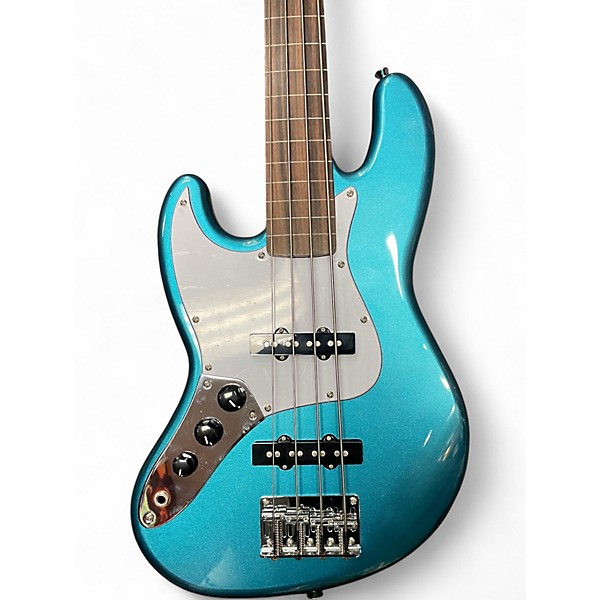 Used SX URSA 2 JR LH Blue Electric Bass Guitar